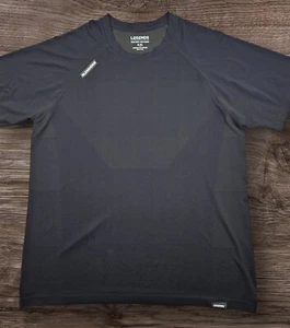 Legends Men’s XXL Black Lightweight Athletic Workout Short Sleeve T-Shirt - Picture 1 of 4
