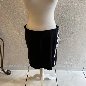 NWT JOE BOXER JUNIORS  Black SIDE STRIPE BODYCON SKIRT sz.XL - Picture 1 of 14