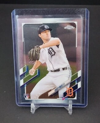 Casey Mize 2021 Topps Chrome  Refractor #4 RC - Image 1 of 2