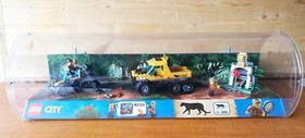 LEGO CITY 60159 JUNGLE DIORAMA CASE SET FULL DISPLAY PERFECT