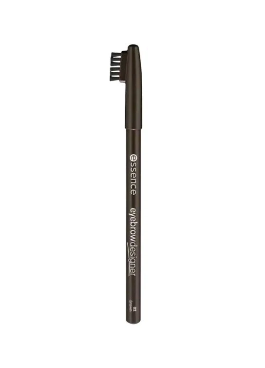 ESSENCE Eyebrow Designer EyeBrow Pencil with Comb Brush 1g, Shade 02 Brown - Image 1 of 1