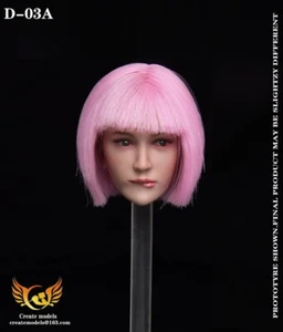 Createmodels 1:6 D-03A Girl Head Sculpt For 12" Female PH TBL Figure Body Dolls - Picture 1 of 6