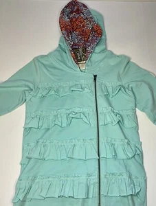 Matilda Jane Blue Ruffle Jacket New with tag Size 14 MJ-103 - Picture 1 of 6