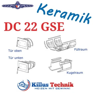 ATMOS Keramik für DC22GSE keramische Auskleidung, Kugelraum, Dichtung, Düse, Tür - Bild 1 von 17