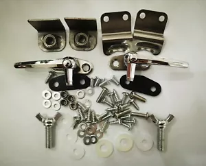 type2 bus stainless steel Rear safari window fitting kit Splitscreen 55-63 - Picture 1 of 2