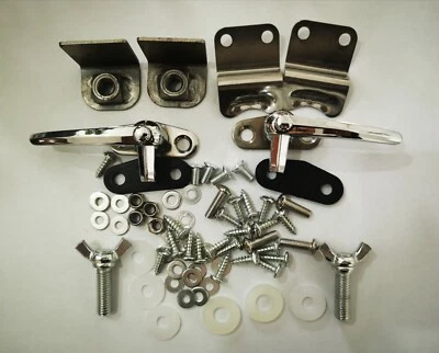 type2 bus stainless steel  Rear safari  window fitting kit Splitscreen 55-63 - Image 1 of 2