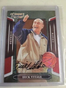 2008 Donruss Americana Sports Legends Dick Vitale Autograph #ed 84/133 - Picture 1 of 2