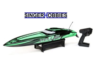 Pro Boat PRB08037T1 Impulse 32" Deep-V RTR Brushless Boat BLK/GRN 2.4GHz HH - Image 1 of 3