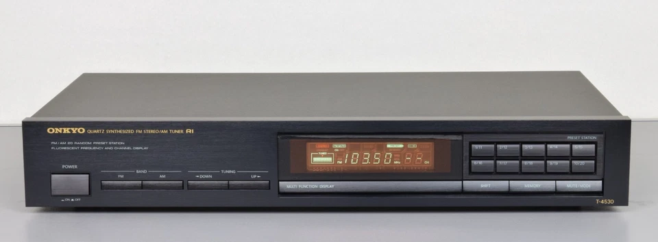 ONKYO T-4530 AM/FM TUNER HIFI VOLL FUNKTIONFÄHIG TOP ZUSTAND OVP - Bild 1 von 4