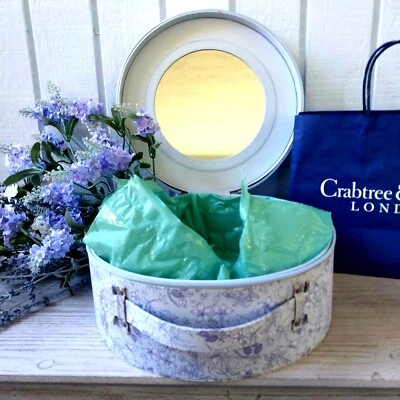 CAJA SOMBRERO - CRABTREE & EVELYN NANTUCKET BRIAR - RARO - VINTAGE - 33"X10-1/4"X5" Foto 1 de 4