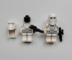 LEGO Star Wars Snowtrooper Minifigures (sw0115) Lot of 2 Hoth Stormtroopers - Picture 1 of 2