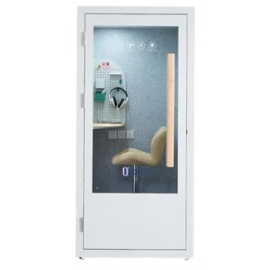 Mobile Office Pod Booth, Mobile Sound Proof Booth, Sound Pod with Wheels - Picture 1 of 10