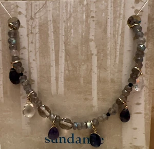 NWT Sundance Catalog Gold Topaz Labradorite “Blue Mist Bracelet” $399 - Picture 1 of 4