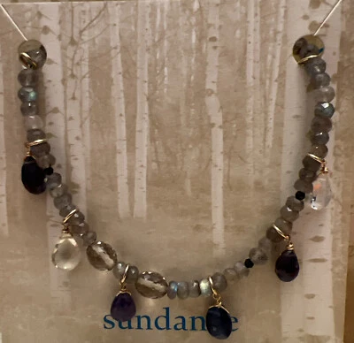 NWT Sundance Catalog Gold Topaz Labradorite “Blue Mist Bracelet” $399 - Image 1 of 4