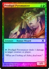 Prodigal Pyromancer FOIL 10th Edition NM Red Common MAGIC MTG CARD ABUGames