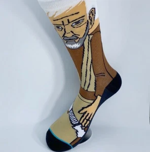 Calze obi wan kenobi/Star Wars taglia unica taglia 7-12 UNISEX/Uomo/Donna - Foto 1 di 3