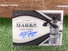 2023 Immaculate Baseball Frank Thomas SSP  Auto 12/15 White Sox Hall Of Fame