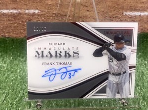 2023 Immaculate Baseball Frank Thomas SSP  Auto 12/15 White Sox Hall Of Fame