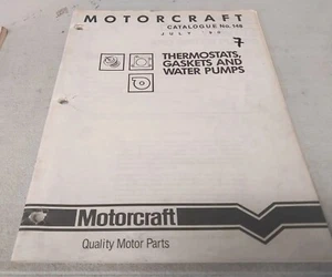 1990 FORD MOTORCRAFT Catalogue - Thermostats , Gaskets & Water Pumps - Picture 1 of 1