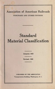Standard Materialklassifizierung überarbeitet 1960 - Bild 1 von 1