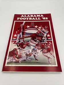 Guía de fútbol americano Alabama Crimson Tide 1982 - Imagen 1 de 4