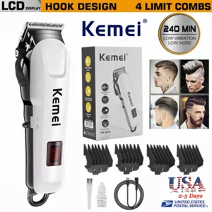 Kemei-809A kabelloser Haarschneider & Clipper professionelle elektrische Schneidemaschine - Bild 1 von 41