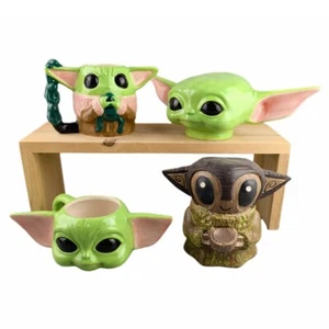 Cosplay Star Wars The Mandalorian Baby Yoda Mug Ceramic Tea Coffee Cup Xmas Gift - Picture 1 of 11
