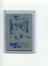 2019 Leaf Perfect Game Showcase Cyan Printing Plate D'Andre Smith Auto Plate 1/1