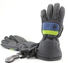 Black Diamond Kid's Spark Snow Gloves Small Denim Aloe New