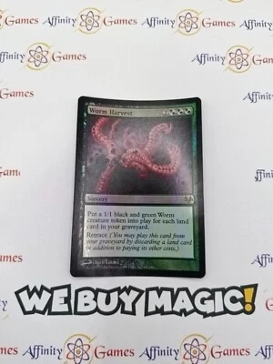 MTG | Worm Harvest | Eventide | Foil | Moderately Played  | English - Image 1 of 2