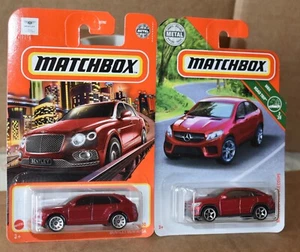 Matchbox MERCEDES-BENZ GLE COUPE & BENTLEY BENTAYGA LOT OF 2 NEW - Picture 1 of 10