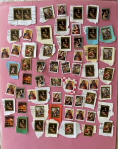 60 USA Stamps - Religious Christmas stamps. Mostly Mary and Jesus. Cancelled. - Picture 1 of 3