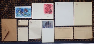 MESSAGERIES MARITIMES~ CARTE de VOEUX+PAPIER à LETTRE & IMPRIMES DIVERS - Picture 1 of 16