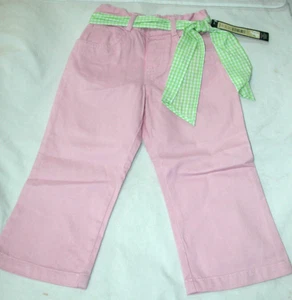 New Cherokee Toddlers SZ 2T Pink Pants With Belt NWT - Picture 1 of 4