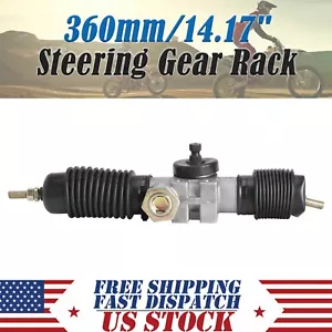 360mm 14.17" Steering Gear Shaft Rack For Go Kart Golf Cart ATV Buggy Dirt Bike - Foto 1 di 13