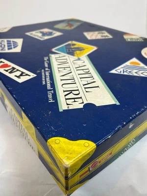 Rare & Vintage 100% Complete Mattel 1986 Capital Adventure Board Game - Image 1 of 4
