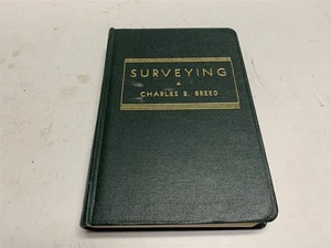 Textbook 1942 Surveying Charles Breed Civil Engineering - Picture 1 of 4