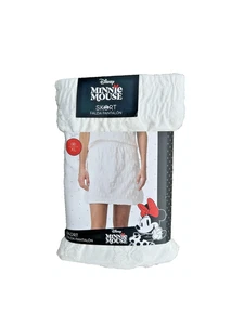 Disney Mickey Mouse Mujer’s Skort XL 16–18 Mezcla Algodón BLANCO - Imagen 1 de 2