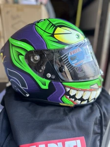 Casco completo de motocicleta de calle HJC RPHA 11 Pro Green Goblin ECE DOT XL - Imagen 1 de 8