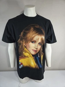 Vintage Barbara Mandrell Concert Grapic Tshirt 90s sz Large L Black  - Picture 1 of 6