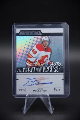 23/24 2023 CREDENTIALS JACOB PELLETIER DTAA-PE DEBUT TICKET ACCESS AUTO /299 - Image 1 of 2
