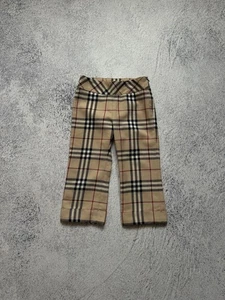 Pantaloni pantaloni a quadri Burberry bambina ragazzo taglia 6 anni Nova - Foto 1 di 16