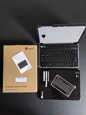 FINTIE Funda Protectora Y Teclado Inalámbrico Para Android Tab A 10.1 Con S Pen Foto 1 de 4