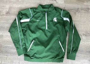 Nike Michigan State Spartans Fit Storm 1/2 Zip Pullover Jacket Mens S Small - Picture 1 of 10