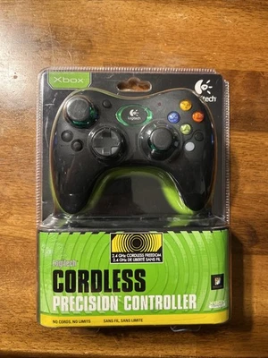 Brand New Logitech Wireless Original Xbox Controller - Image 1 of 3