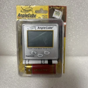 New iGaging Angle Cube Digital Angle Protractor Level Bi Level Gauge 2 In 1 - Afbeelding 1 van 4