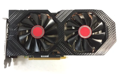 *PARTS* XFX AMD Radeon RX 580 Black Edition 8GB GDDR5 Graphics Card RX-CYBERB - Image 1 of 4