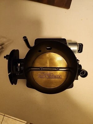 Corpo do acelerador preto 92 mm 4 parafusos compatível com motor LS LS1 LS3 LS6 LSX - Imagem 1 de 4