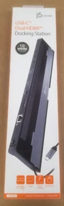 j5CREATE USB-C DUAL HDMI DOCKING STATION - JCD542 BRAND NEW IN BOX - Photo 1/1