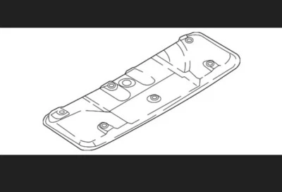 Protector silenciador original Audi 80A-804-174-C Foto 1 de 2